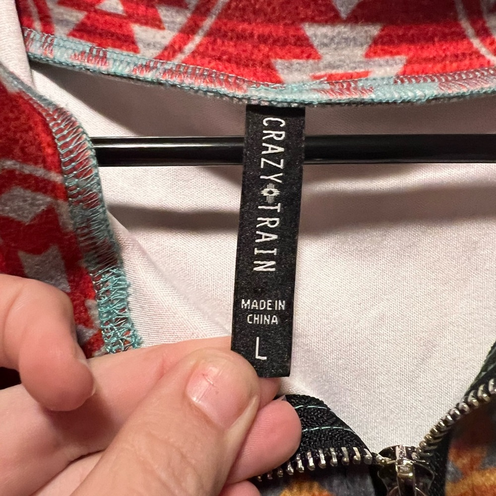 Crazy Train Pullover. Nwot Size Large - image 2